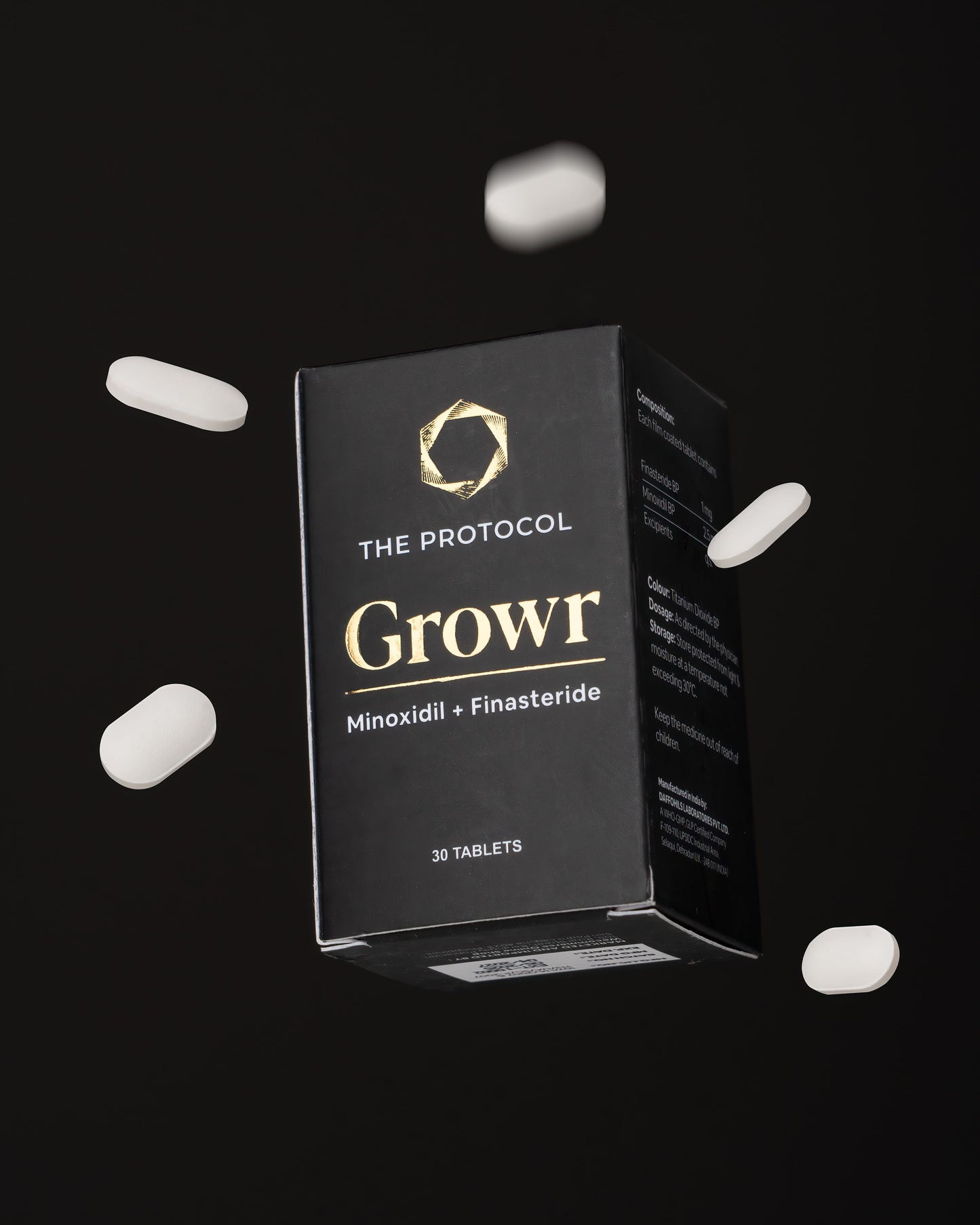 The Protocol – GROWR Hair Regrowth Tablets (Minoxidil + Finasteride) For Men
